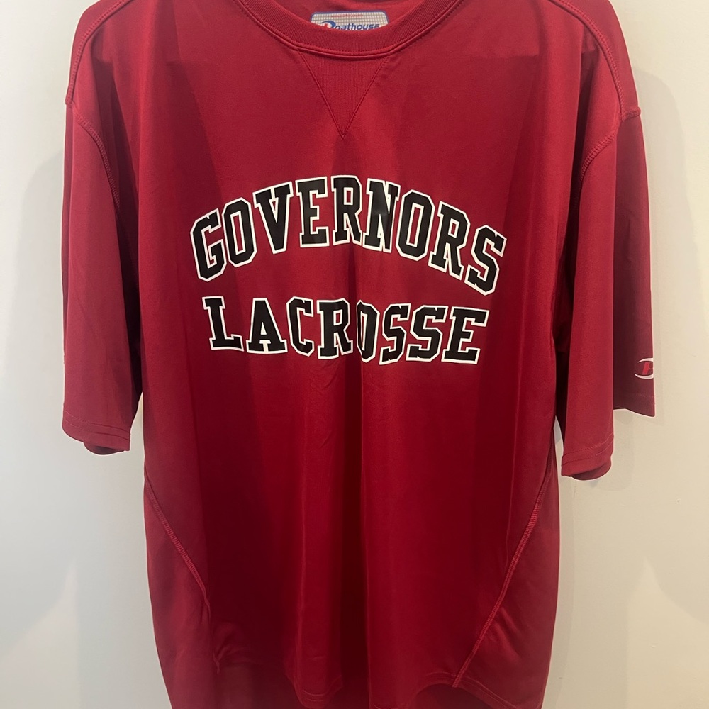 Champion Red Graphic Tee - Governors Lacrosse